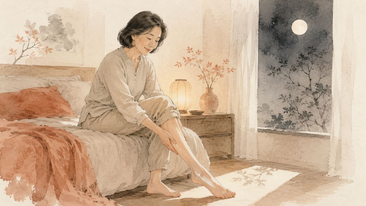 夜中のこむら返り、なぜ起きる?――夏に多い理由と予防のツボ
